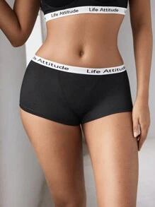 EasyFave 3 Stücke Damen Slip mit elastischem Bund, Lässig