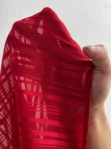 Viva Relle Plus Size Women V-Neck Lantern Sleeve Ruched Waist Short Dress For New Year Clothes,Valentine - Red - View 8