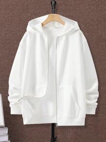 SHEIN Teen Boys Casual Loose All-Match Hoodie Sweatshirt, Comfortable & Versatile, Suitable For Outings And Schools