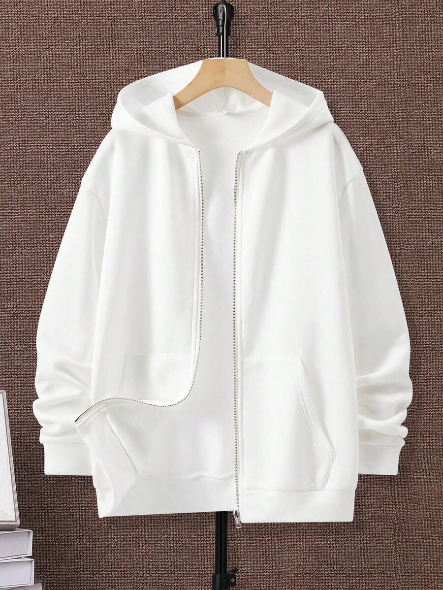 SHEIN Teen Boys Casual Loose All-Match Hoodie Sweatshirt, Comfortable & Versatile, Suitable For Outings And Schools