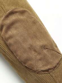 Manfinity Sport Corelite Boyfriend Style Men's Casual Solid Color Letter Print Padded Coat,