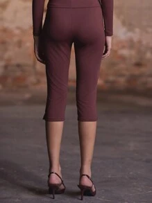 MUSERA Pantalón legging pirata, sexy para primavera y verano de los años 90