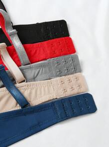 5 sztuk biustonoszy damskich w jednolitym kolorze, wygodnych, swobodnych, bez fiszbin