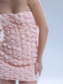 MUSERA Women Mini Dresses - Pink - View 5