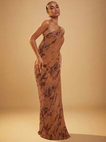 Hauture Vestido de mujer con espalda descubierta, elegante, de corte slim