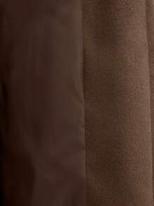 SHEIN Clasi Women's Minimalist Oversized Lapel Coat - Brown - View 6