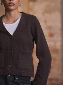 MUSERA Button Up Pocket Cardigan Y2k Spring Casual Cute 90's Sun