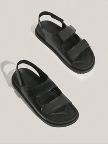 Solecia Kobieta Buty Casual Czarne Płaskie Sandały Na Letnie Buty Wakacyjne Letnia Wyprzedaż Halloween