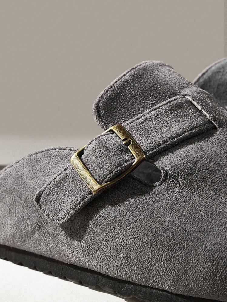 Solecia صندل مريح وشامل للنساء، لوازم مدرسية للعودة للمدرسة، عيد الهالوين، عيد الميلاد، الخريف - رمادي غامق - مشاهدة 5