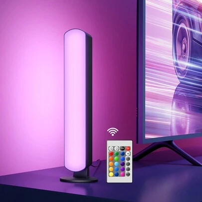 Teckwe LED Desk Lamp,With Remote Control,Usb Powered Rgb Night Light Strip,Color Changing,Suitable For Various Room Types,Tv Desk Lamp,Computer Desk Lamp,Room Desk Lamp,Party Decoration Desk Lamp