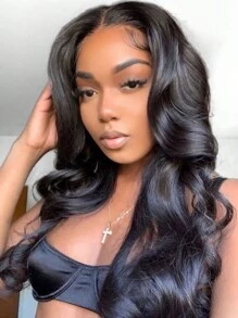 ALL READY WIG 180% Density Afforable Body Wave All Ready Wig Pre Bleached Pre Plucked Pre-Cut Lace Melting Lace Front 7x5 Glueless Closure Wig 100% Human Hair 9AM HAIR
