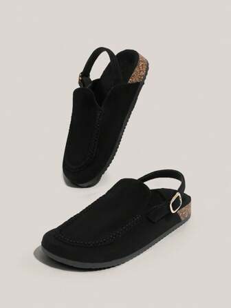 Solecia Woman Shoes Backless Solid Color Flat Mules For Spring And Summer Vacation Shoes Summer Spring Shoes Spring Break Easter