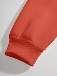 SHEIN EZwear Plus Size Christmas Print Casual Sweatshirt, Autumn/Winter