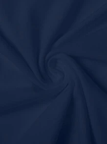 Manfinity LEGND 男士加大码纯色圆领长袖休闲 T 恤，秋季