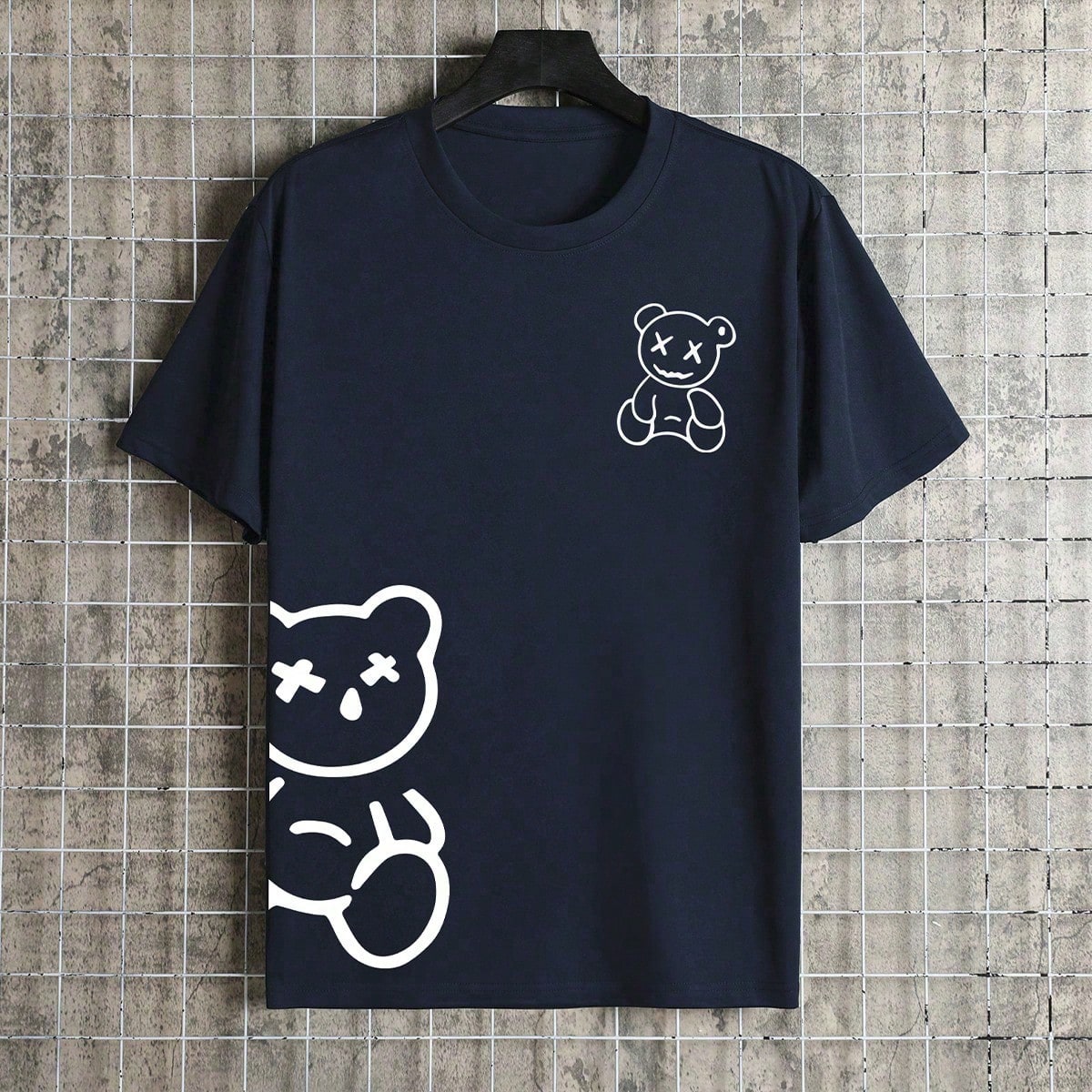 Hombres Camiseta con estampado de oso