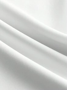 GlowEve White Mid-Waist Slim-Fit Casual Capri Pants Fall Cloth For Women - White - View 3