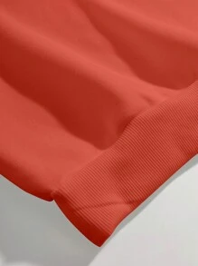 SHEIN EZwear Plus Size Christmas Print Casual Sweatshirt, Autumn/Winter