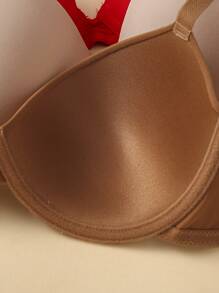 DesireSculpt 5 件装女士纯色可调节肩带简约休闲无钢圈胸罩 - 彩色 - 查看 6