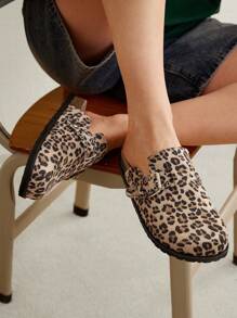 Solecia 女士时尚豹纹便鞋学校用品返校万圣节 - 彩色 - 查看 9
