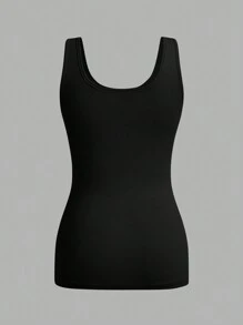 SHEIN Essnce 3pcs Women's Simple Solid Color Casual Versatile Camisole Tops, Suitable For Spring And Summer Back To School - Multicolor - View 7