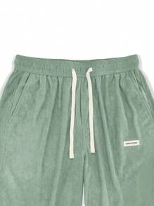 TOKVUE Men's Solid Color Casual Everyday Trousers Men's Streetwear Pants, Boy Friend Gifts, Fall - Cadet Blue - View 4