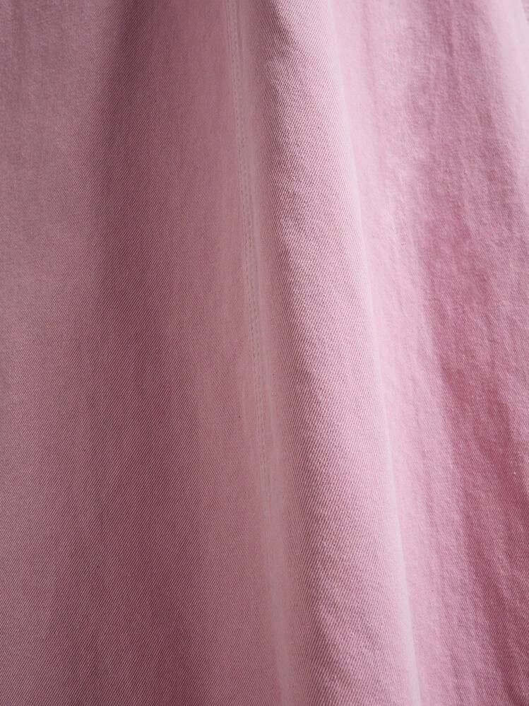 AiiRZ 长款牛仔连衣裙 - 粉色 - 查看 4