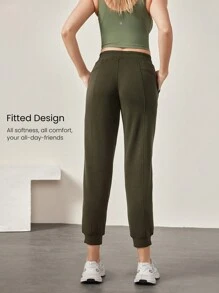 GLOWMODE Modal Adjustable Drawstring Regular Fit Pocket Joggers Daily Lounge Fall