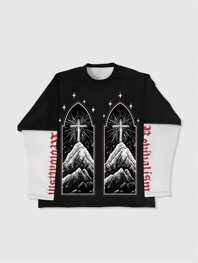 Street Life Herren Zweifarbige Vintage High Street Slim Fit Jogginghose mit Kordelzug und Taschen, Lässiger Alltags-Tragekomfort