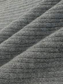 Chiquease Women's Low-Waist Fitted Long Knitted Bodycon Skirt - Grey - View 7