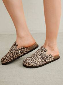 Solecia 女士时尚豹纹便鞋学校用品返校万圣节 - 彩色 - 查看 6