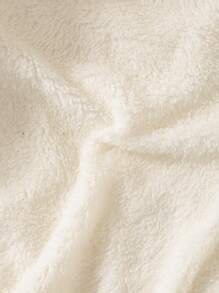 SHEIN 1 件婴儿男童/女童休闲可爱日常柔软保暖蓝色连帽绗缝外套，适合外出、上学、日常聚会、秋冬季 - 藏蓝色 - 查看 9