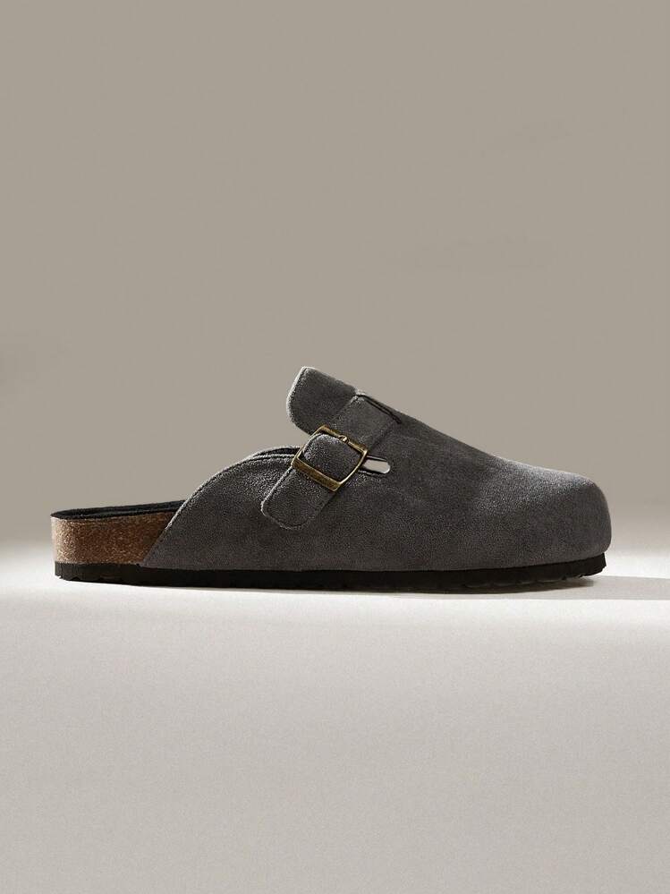 Solecia صندل مريح وشامل للنساء، لوازم مدرسية للعودة للمدرسة، عيد الهالوين، عيد الميلاد، الخريف - رمادي غامق - مشاهدة 2