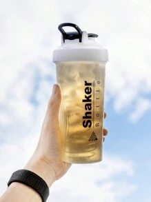 1PC Sport Shaker Bottle For Protein, Water Bottle For Outdoor - White - View 6