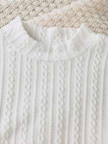 2pcs Tween Boys Formal Outfit - Stylish Turtleneck Sweater Top & Checked Suit Pants, Suitable For Formal Occasions