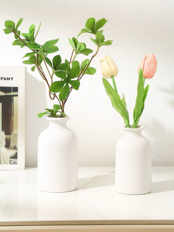 1 PC Flowers Vase,Ceramic Vase Dining Table Decorations Wedding Decorations Nordic Home Living Room Decorations Vase,Modern Decorative Flower Vase For Rustic Home Decor, Modern Farmhouse Decor,Home Decor,Flower Vase,Centerpiece,Table Decor,Party Decoration, Christmas Decoration(Two Sizes Available) Christmas For Holiday Gift Giving
