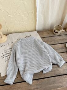 少女浅灰色刺绣套头衫，展现童真可爱个性，温暖时尚，宽松廓形，可内搭或外穿，适合学校活动、家庭聚会、户外活动等各种场合，轻松搭配时尚服装 - 淺灰色 - 查看 2