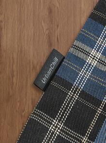 Manfinity VCAY 男士编织时尚休闲年轻格子拼布长袖衬衫