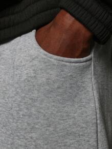 SUMWON Pantalones deportivos premium de ajuste suelto estilo jogger, cómodos y de forro polar para el invierno, para hacer ejercicio o descansar, con cordón y bolsillos laterales