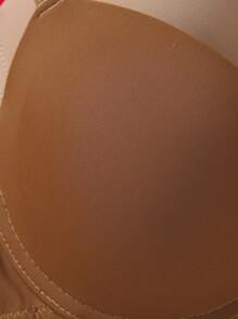 DesireSculpt 5 件装女士纯色可调节肩带简约休闲无钢圈胸罩 - 彩色 - 查看 5