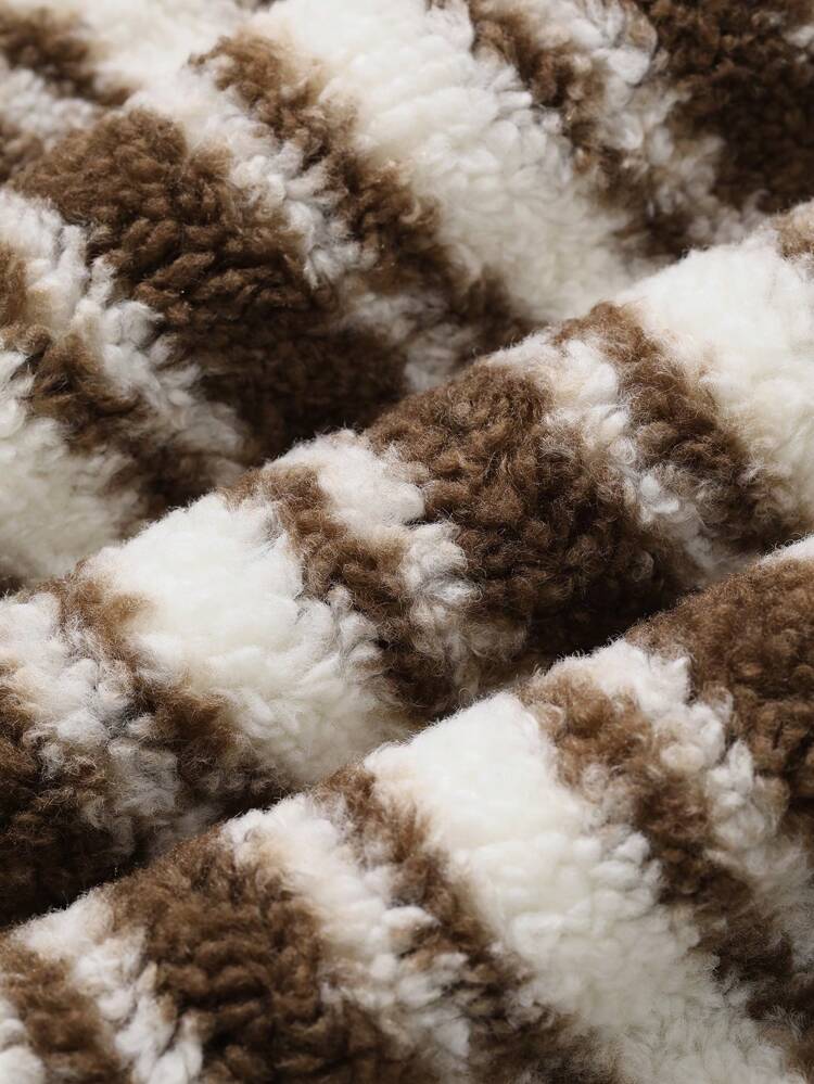 Loose Fit Color Block Striped Crew Neck Sweatshirt For Women,Fall Clothes