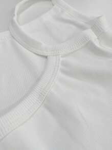 INAWLY Women's Pleated Backless Camisole Slim Fit Activewear Casual Tank Top