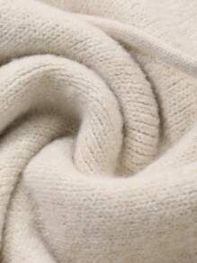 DAZY 针织连帽宽松休闲连衣裙秋冬睡衣