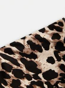 SHEIN Girlism Tween 女童休闲舒适抽绳腰部 A 字形开叉设计百搭裙子