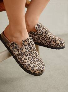 Solecia 女士时尚豹纹便鞋学校用品返校万圣节 - 彩色 - 查看 7