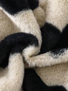 Baby Girl Sweatshirt, Pink Cute Heart Plush Warm Pullover Hoodie For School, Party, Outing, Gathering Etc., Autumn/Winter - Multicolor - View 7