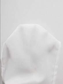 GlowEve White Mid-Waist Slim-Fit Casual Capri Pants Fall Cloth For Women - White - View 7