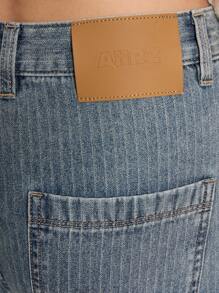 AiiRZ Stripe Wash Baggy Jeans