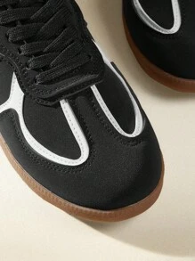 CUCCOO EASI Women's Casual Oxford Sole Sneakers For Commuting And Outdoor Wear Shoes For Women Sneakers Spring Shoes Easter Tainers - Black - View 7