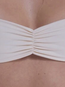 MUSERA Vestido largo con cortes extremos, estilo slinky, sexy y lindo para primavera, verano, fiestas, salidas y vacaciones - Crema - Ver 5