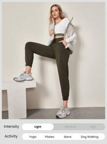 GLOWMODE Modal Adjustable Drawstring Regular Fit Pocket Joggers Daily Lounge Fall